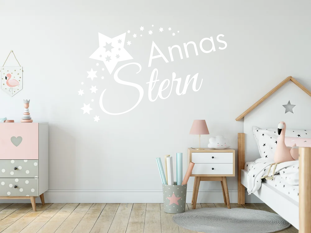 Wandtattoo Namens Stern