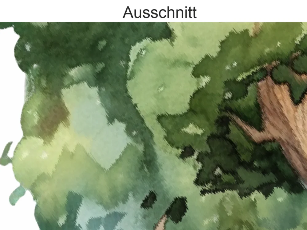 Wandtattoo Set Verzweigte Bäume - Ausschnitt Wandtattoo Set Verzweigte Bäume - Ausschnitt