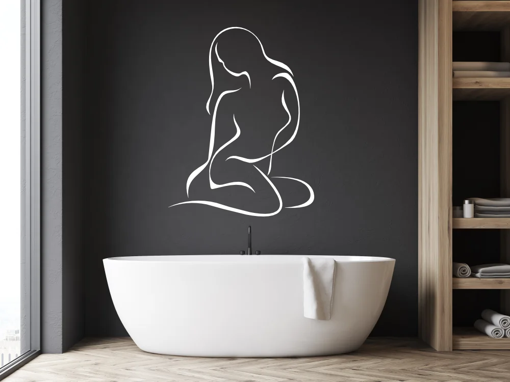 Wandtattoo Sexy Girl