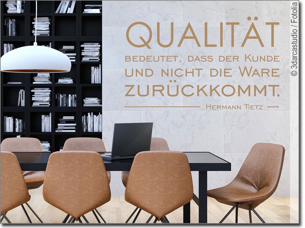 Wandtattoo Spruch Qualität