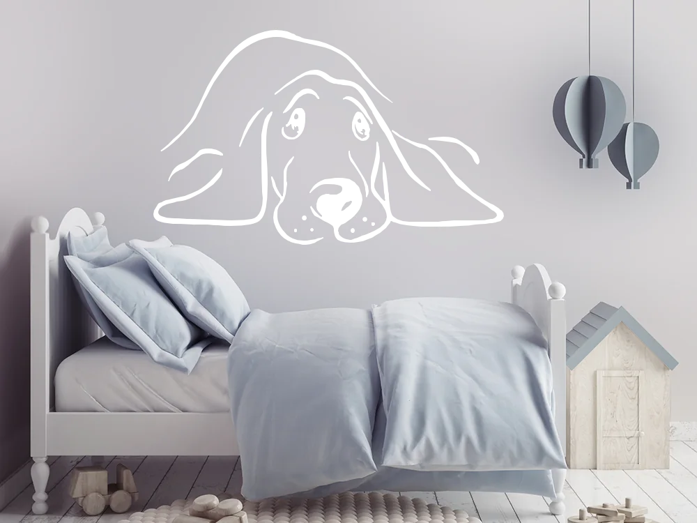 Wandtattoo Süßer Hund