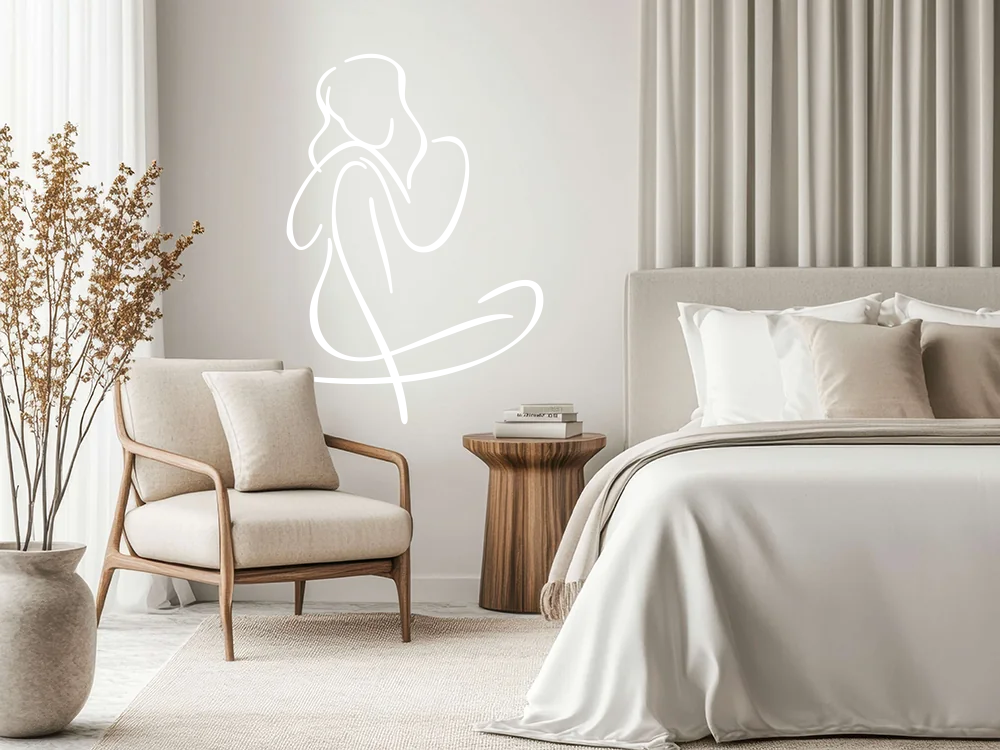 Wandtattoo Verträumte Lady