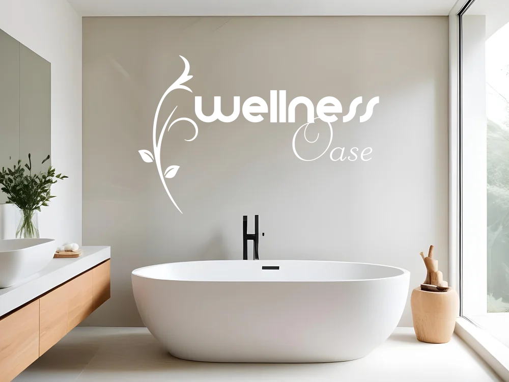 Wandtattoo Wellness Oase