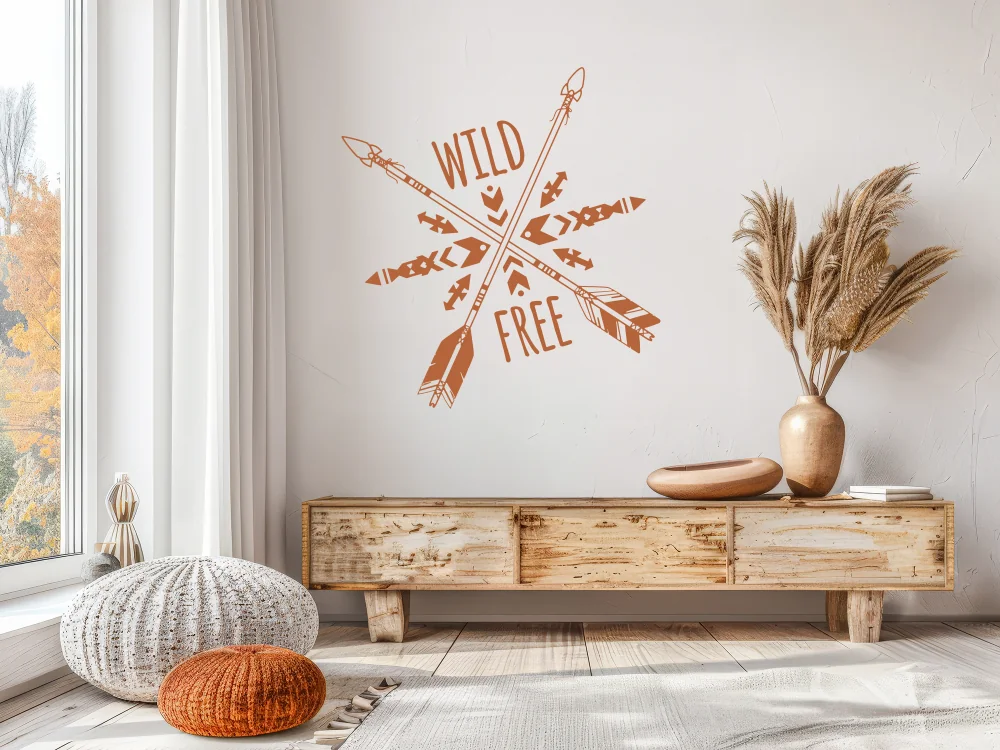 Wandtattoo mit Boho Motiv