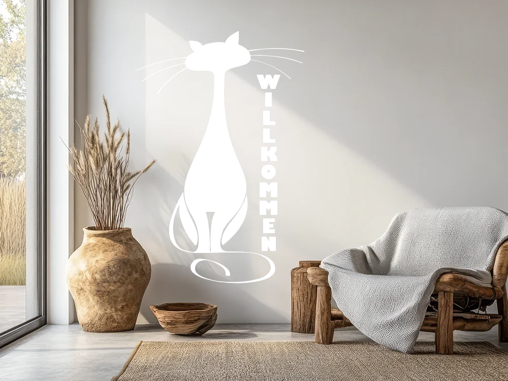 Wandtattoo Willkommen 05