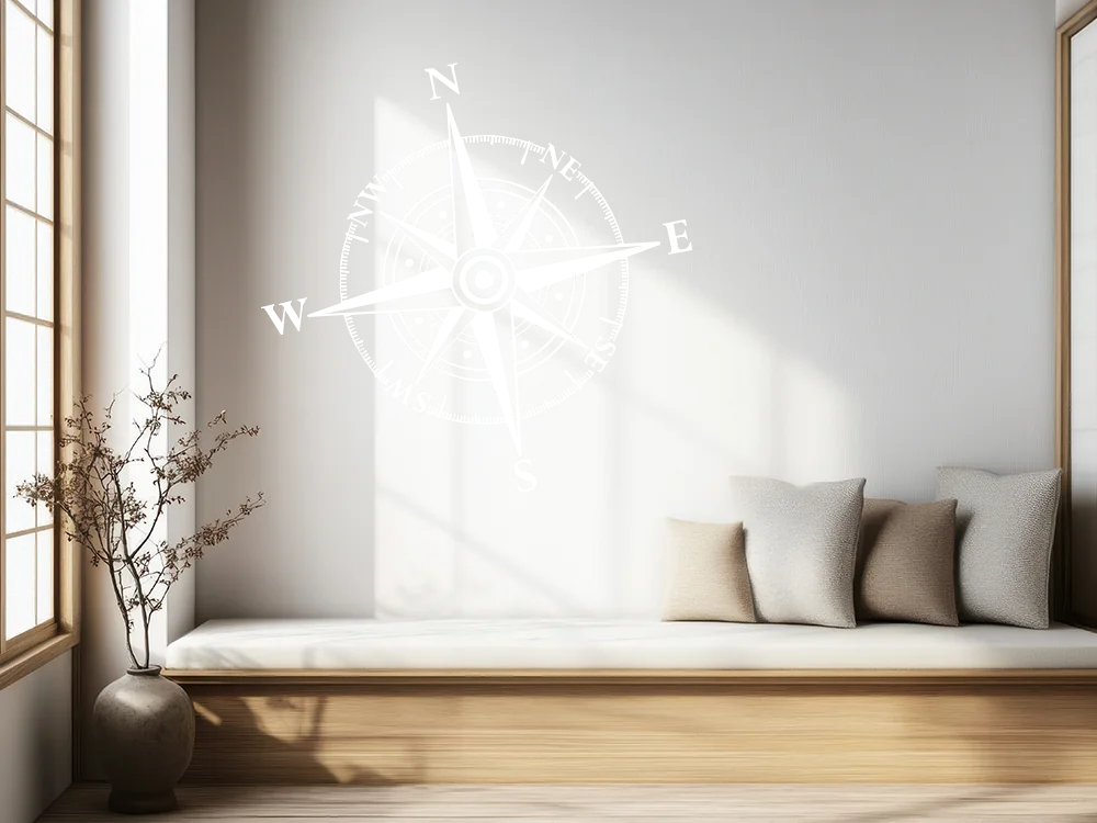 Wandtattoo Windrose