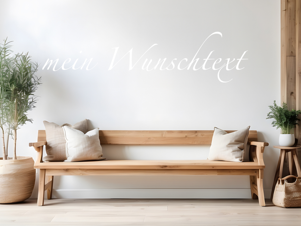 Wandtattoo Wunschtext 1 - Ansicht Farbauswahl