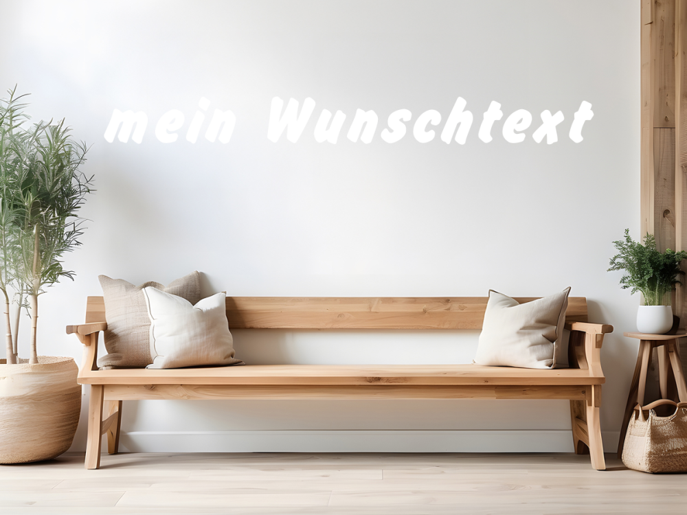 Wandtattoo Wunschtext 13 - Ansicht Farbauswahl