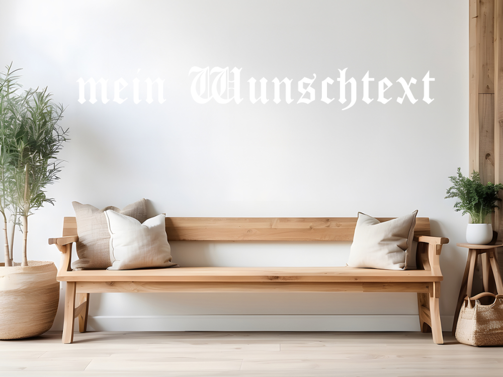 Wandtattoo Wunschtext 16 - Ansicht Farbauswahl