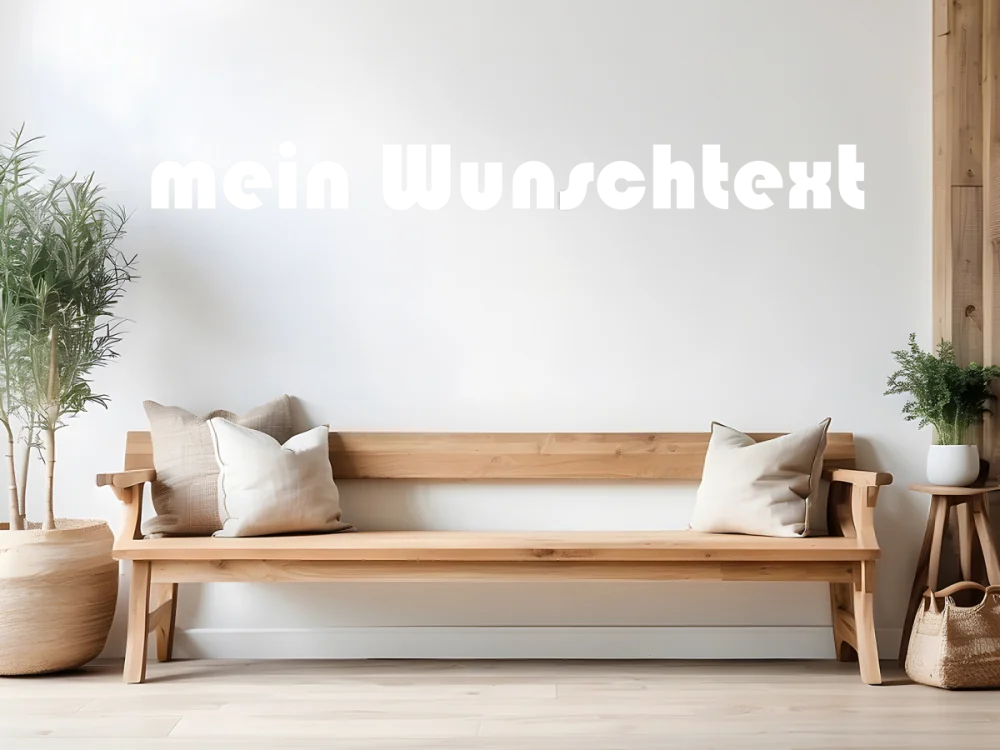 Wandtattoo Wunschtext 19 - Ansicht Farbauswahl