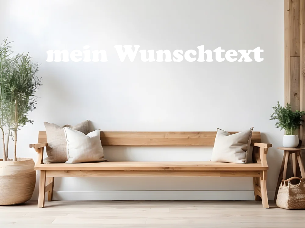 Wandtattoo Wunschtext 21 - Ansicht Farbauswahl