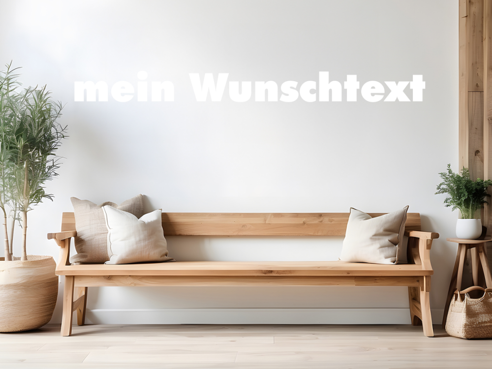 Wandtattoo Wunschtext 24 - Ansicht Farbauswahl