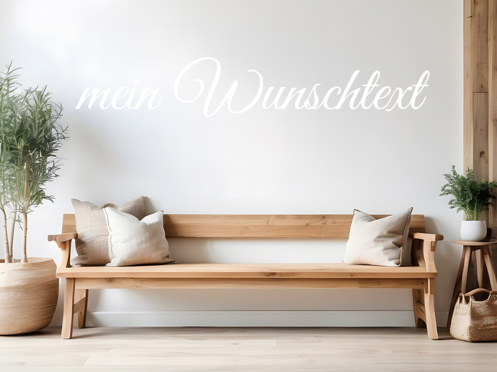 Wandtattoo Wunschtext 5 - Ansicht Farbauswahl