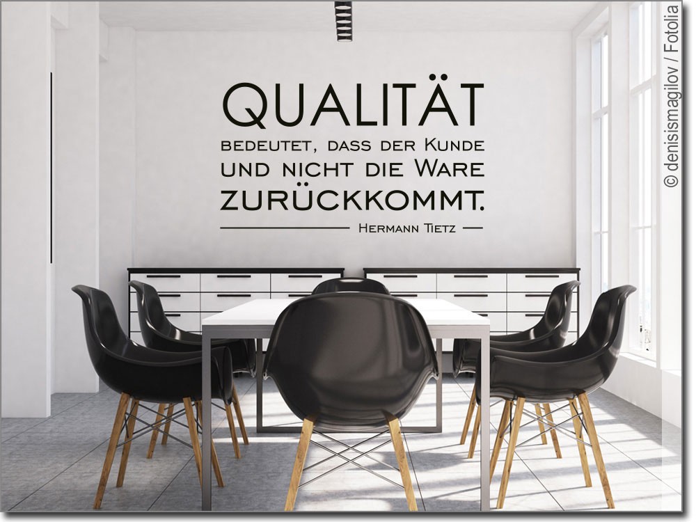 Wandtattoo Spruch Qualität