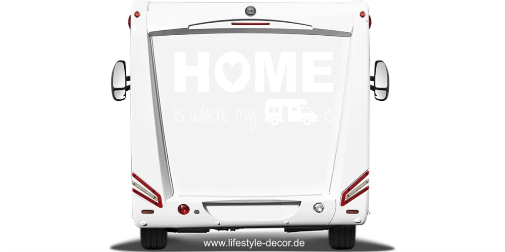 Wohnmobil Aufkleber Home