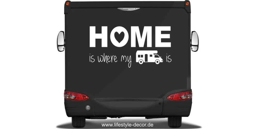 Wohnmobil Aufkleber Home