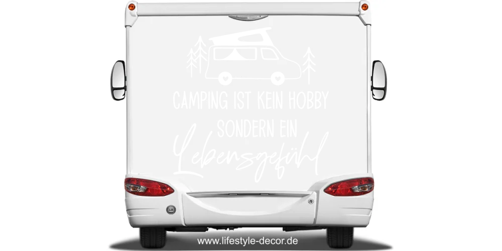 Wohnmobilaufkleber Ein Lebensgefühl