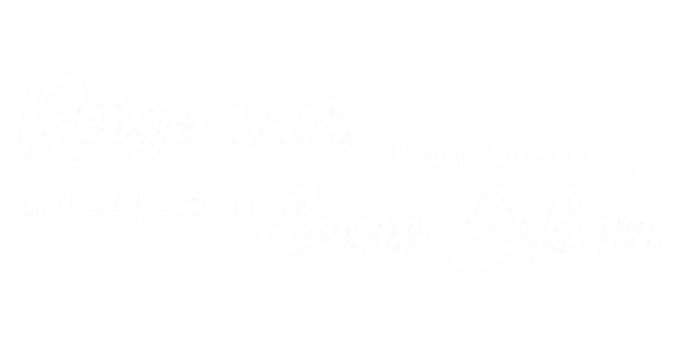 Wohnmobilaufkleber Reise vor dem Sterben Wohnmobilaufkleber Reise vor dem Sterben