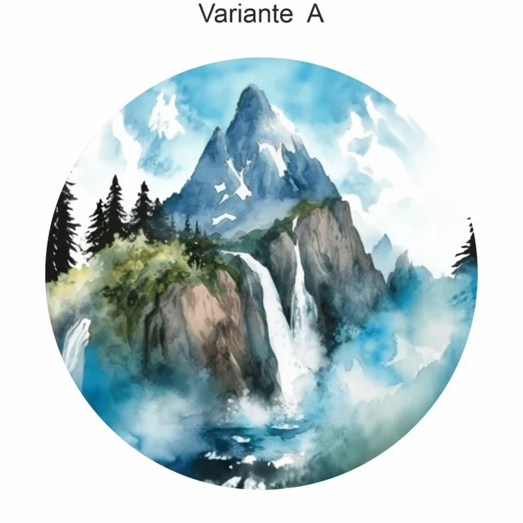 Aquarelle Berglandschaft (in 7 Varianten erhältlich)