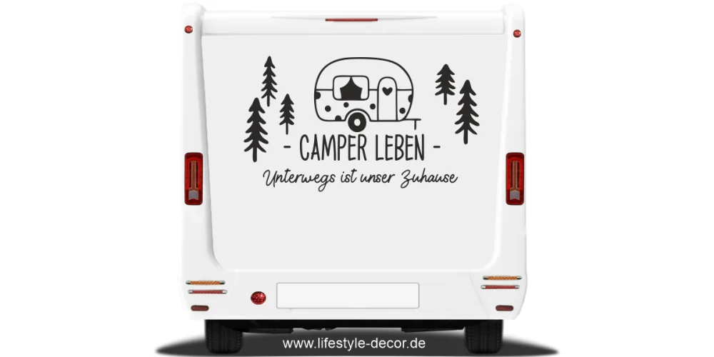 Wohnwagendekor Camper Leben