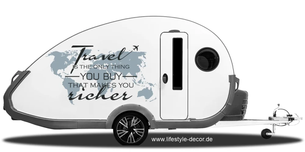 Wohnwagendekor Spruch Travel Wohnwagendekor Spruch Travel