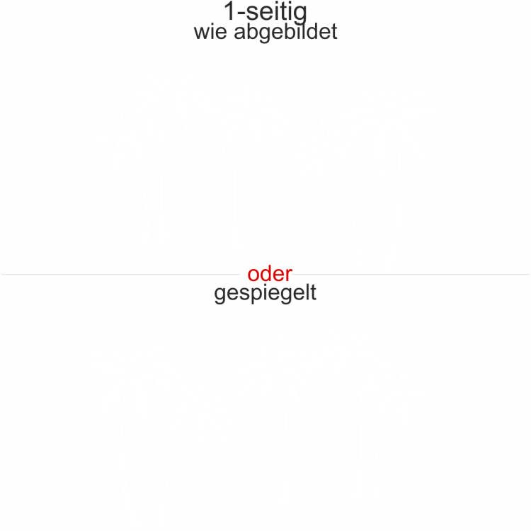 Camperaufkleber Palmen