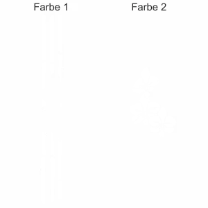 buntes Wandtattoo mit Bambus und Orchidee - Ansicht Farbauswahl