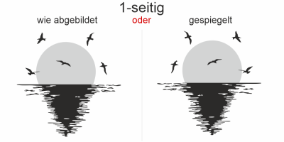 Aufkleber Sonnenuntergang über dem Meer