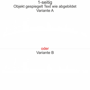 Autodekor Hamburger Skyline - Ansicht Ausrichtung mit Farbauswahl und Variante
