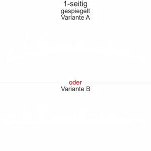 Autodekor Hamburger Skyline - Ansicht Ausrichtung mit Farbauswahl und Variante