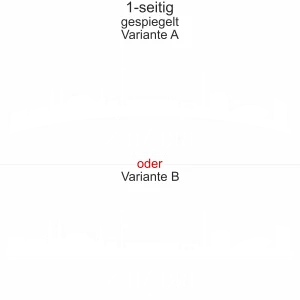 Autotattoo mit der Silhouette von Bremen - Ansicht Ausrichtung mit Farbauswahl und Variante