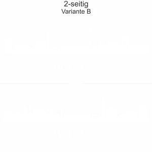Autotattoo mit der Silhouette von Bremen - Ansicht zweiseitig für beide Fahrzeugseiten und Farbauswahl