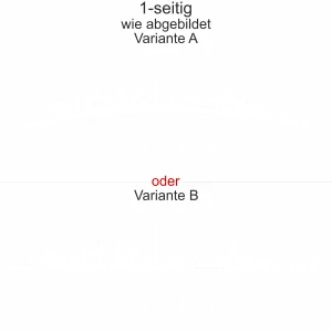 Konturen Duisburgs als Aufkleber fürs Auto - Ansicht Ausrichtung mit Farbauswahl und Variante