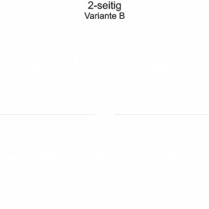 Konturen Duisburgs als Aufkleber fürs Auto - Ansicht zweiseitig für beide Fahrzeugseiten und Farbauswahl