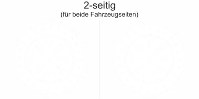 Autoaufkleber Wikingerkompass