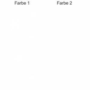 Wandtattoo mit buntem, floralem Ornament - Ansicht Farbauswahl