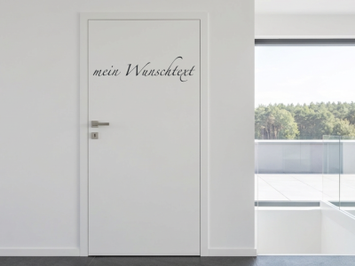 Türbeschriftung Wunschtext | 1