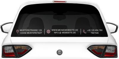 Fahrzeugwerbung Adresse 40