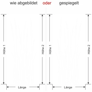 Milchglasfolie Sommergras