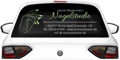 Fahrzeugbeschriftung Nagelstudio | 01
