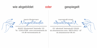 Fahrzeugbeschriftung Nagelstudio | 01
