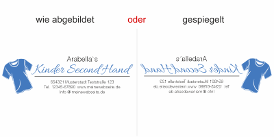 Fahrzeugbeschriftung Second Hand | 01