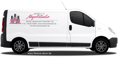 Fahrzeugbeschriftung Nagelstudio | 02