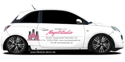 Fahrzeugbeschriftung Nagelstudio | 02