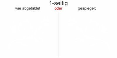 Autoaufkleber Schwungranke