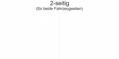 Autoaufkleber Schwungranke