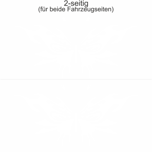 Autoaufkleber Schmetterling Fire