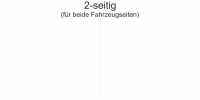 Autoaufkleber Totenkopf Pirat