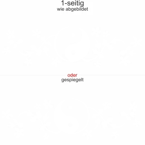 Autodekor Yin & Yang - Ansicht Ausrichtung und Farbauswahl