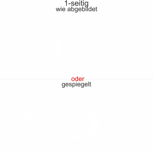 Autoaufkleber Rasende Bulldogge
